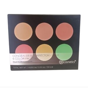 🛍3/$15🛍🆕️BH Cosmetics 6-Color Concealer & Corrector Palette